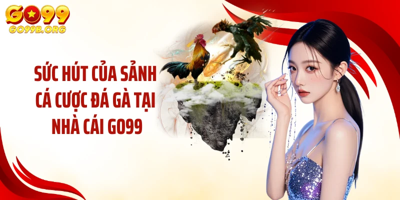 Sức hút của sảnh cá cược đá gà tại nhà cái GO99
